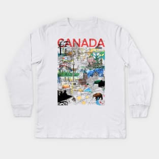 Canada Kids Long Sleeve T-Shirt